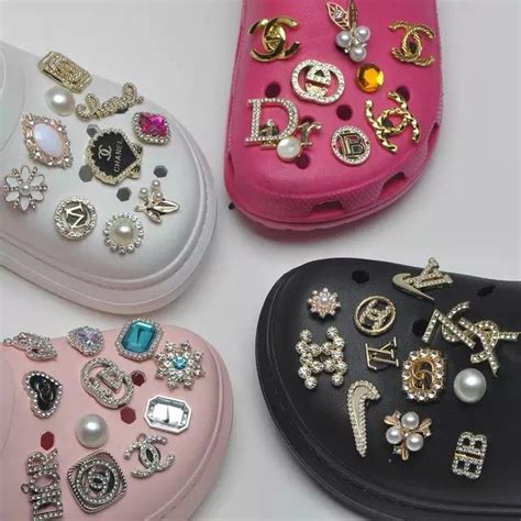 croc charms chanel|customize crocs charms.